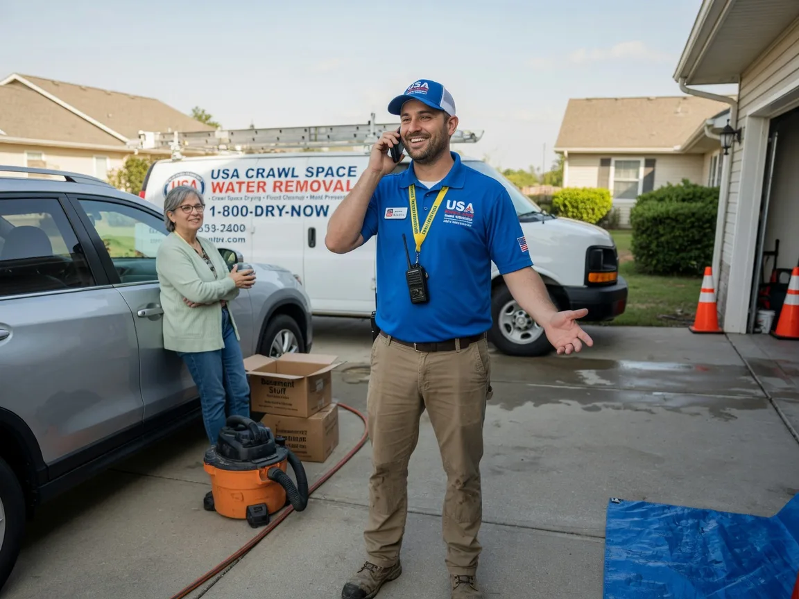 Crawl Space Water Removal Stallings, NC FAQs
